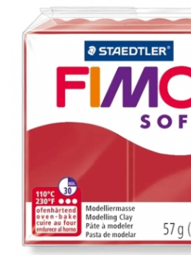 FIMO Soft (8020-2P) Vermelho Natal