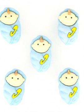 Conj. Botões Bebe - Meninos Bébés
