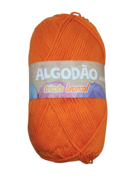 Algodão Cores 21-Laranja 100gr Brancal Júnior