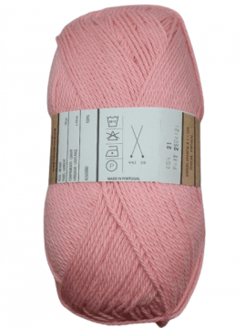 Algodão Cores 31-Rosa Claro 100gr Brancal Júnior