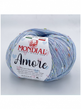 Amore 408 - Azul bebé + multicolor > Mondial