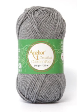 Creativa Cotton Wool Anchor cor 428-Dark Grey