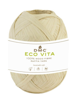 Novelo de ráfia da marca DMC cor 32 ton natural