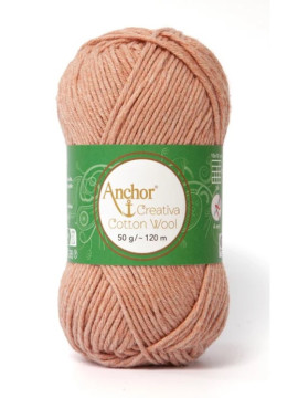 Novelo da cor 427 _ Pessego da Cotton Wool da Anchor