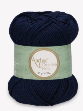 Fio crochet Creativa fino Anchor cor 124