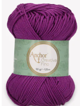 Fio crochet Creativa fino Anchor cor 282