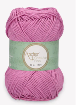 Fio crochet Creativa fino Anchor cor 398P
