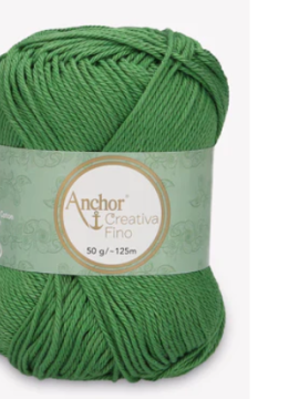 Fio crochet Creativa fino Anchor cor 412