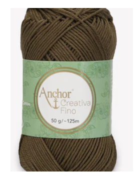 Fio crochet Creativa fino Anchor cor 414