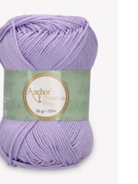 Fio crochet Creativa fino Anchor cor 422