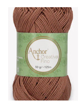 Fio crochet Creativa fino Anchor cor 438