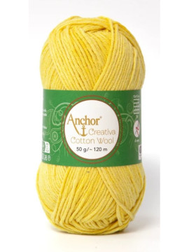 Fio lã com algodão Cotton Wool Anchor cor 403 -Shade