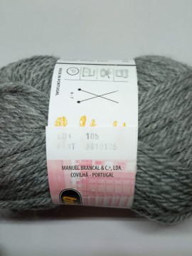 Lã Manchester 105 (Cinzento) - Tricots Brancal