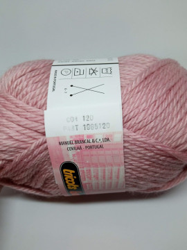 Lã Manchester 120 (Rosa) - Tricots Brancal
