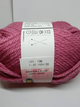 Lã Manchester 136 (Rosa Fushia) - Tricots Brancal