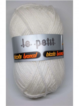 Lã le petit 01 (Branco neve) - Tricots Brancal