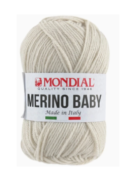 Novelo lã Merino Baby da Mondial, cor 501