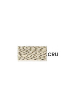 Amostra de fio Ouro com fundo em cru