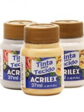 Tinta Tecido Metalizada Acrilex-37ml