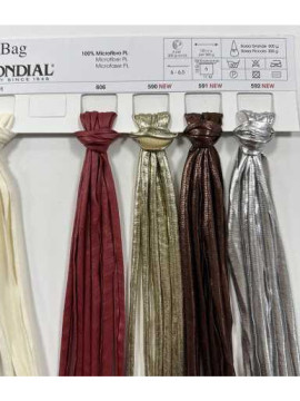 Tira de fio eco BAG. em destaque as cores metalicas